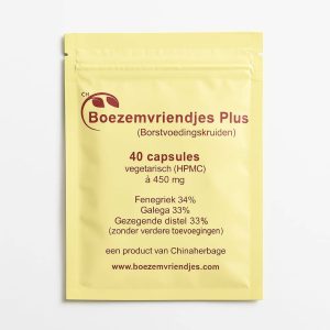 Boezemvriendjes Plus – Kruidenformule voor Borstvoeding met Fenegriek & Galega